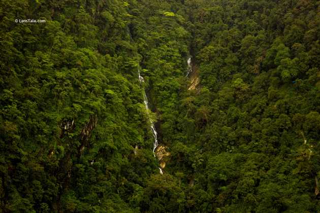 small plunge near the falls