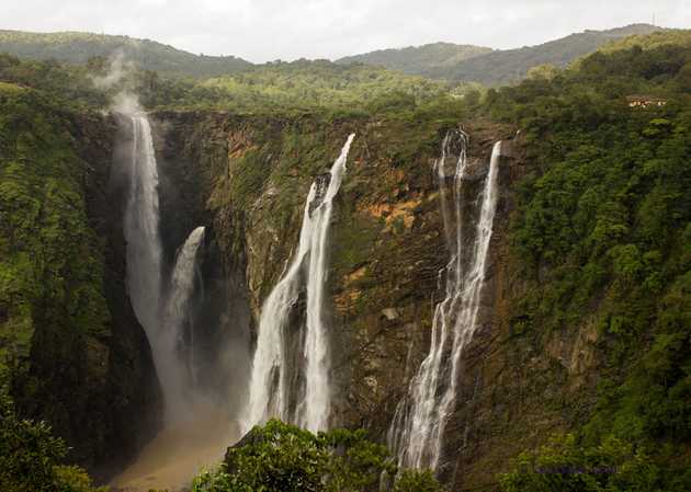 Jog falls View from the main view point.