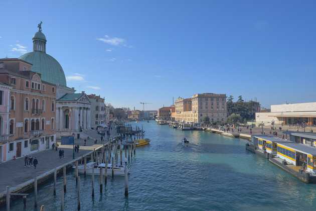 Church of San Simeone Piccolo and Grand canal 