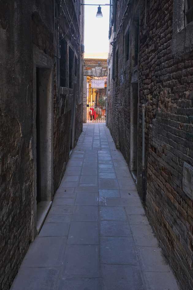 Streets and inner lines. Venice, Italy 