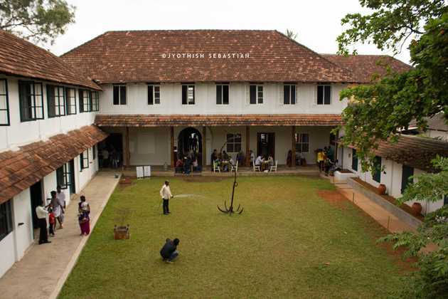 Visitors at Kochi Biennale