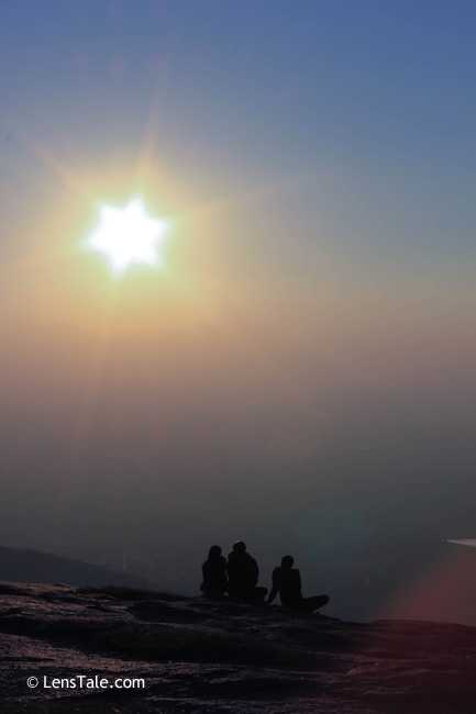 Sun is the best mate in Nandi hills