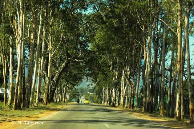 Long way..If you are coming from bangalore, the deviation at Oordagere on the Bangalore-Tumkur Road can reach to Nandi hills.