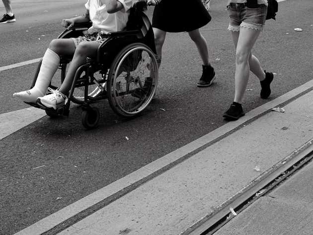 Pride celebration in the streets of Vienna