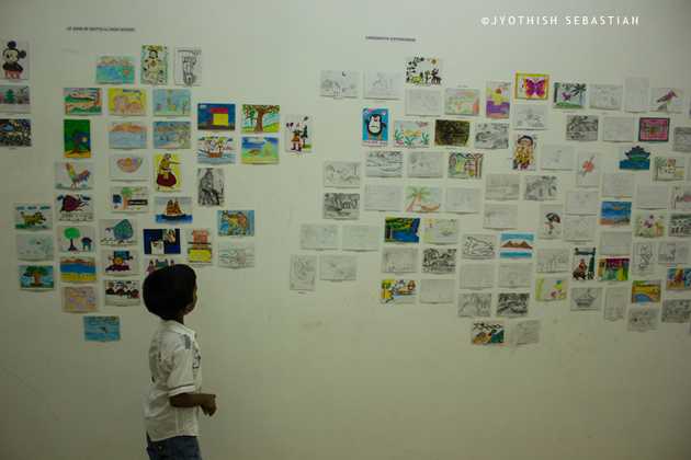 Visitors at Kochi Biennale