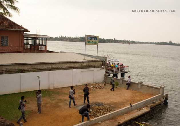 Visitors at Kochi Biennale