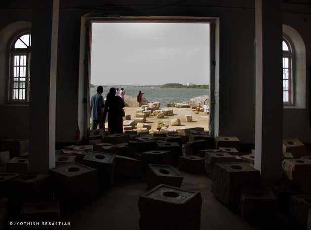 Visitors at Kochi Biennale