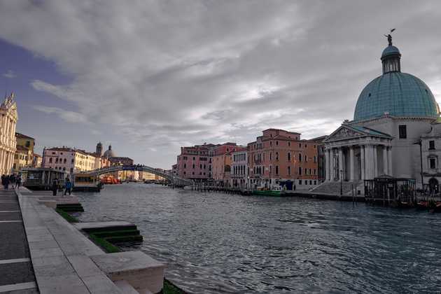 Church of San Simeone Piccolo near Grand canal, Venice, Italy 