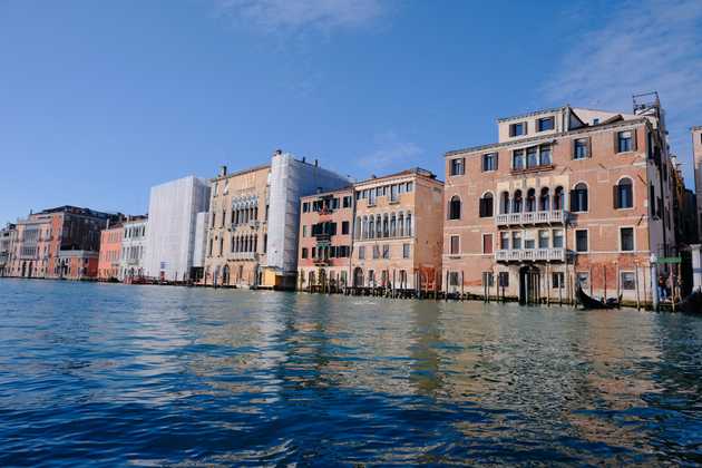 The Ca' da Mosto palace and Palazzo Dolfin, Venice, Italy 